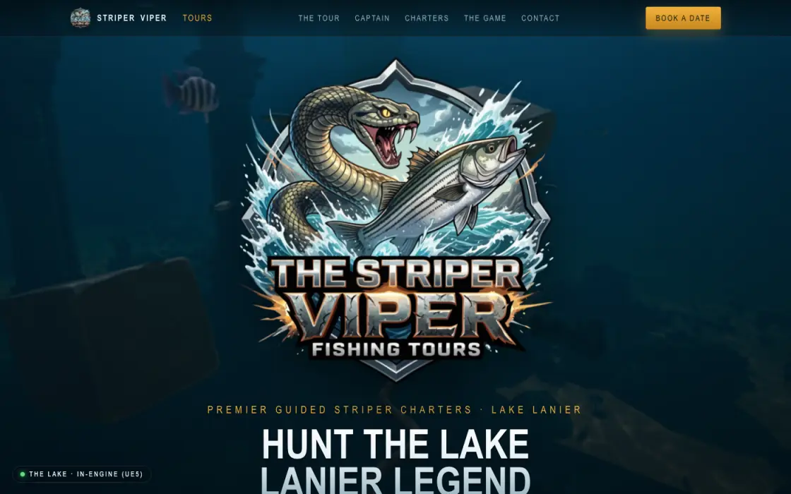 The Striper Viper home page at striperviper.com